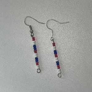 Handmade “USA” Drop Earrings